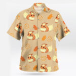 Pokemon Eevee Evolution Flareon Hawaiian Shirt