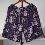 Pokemon Espeon Umbreon Moonlight Halloween Shorts