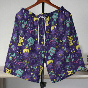 Pokemon Ghost Type Halloween Shorts