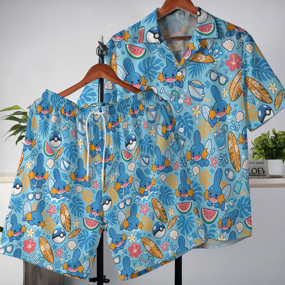 Pokemon Mudkip Summer Beach Hawaiian Shirt 7 Pokemon Mudkip Summer Beach Hawaiian Shirt 3