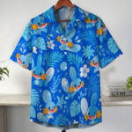 Pokemon Mudkip Tropical Blue Hawaiian Shirt