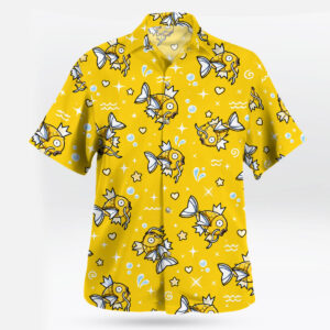 Pokemon Shiny Magikarp Yellow Hawaiian Shirt