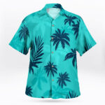 Retro Game Style Tropical Palm Tree Summer Hawaiian Shirt
