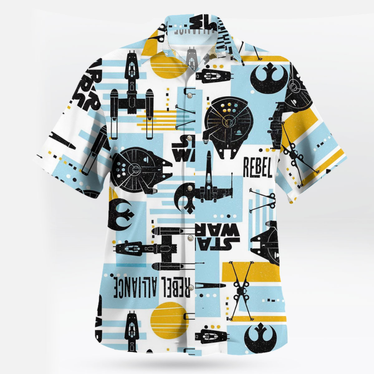 Star Wars Rebel Alliance Spaceships Hawaiian Shirt 5 Star Wars Rebel Alliance Spaceships Hawaiian Shirt 1